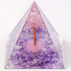 Natural Crystal Pyramid Healing Energy Reiki Chakra Meditation