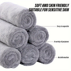 5pcs Absorbent Towel Set for Hair Drying Sports Travel