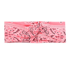 Boho Paisley Knot Wide Headband Stretch Hair Wrap Yoga Running Workout Hairband
