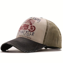 Vintage Motorcycle Graffiti Baseball Cap Snapback Sun Hat