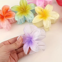 Flower Hair Claw Hawaiian Style Hair Accessory for Women