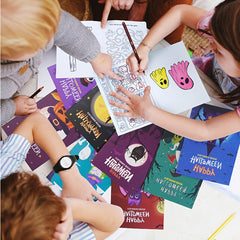 Halloween Coloring Book Puzzle Game for Kids