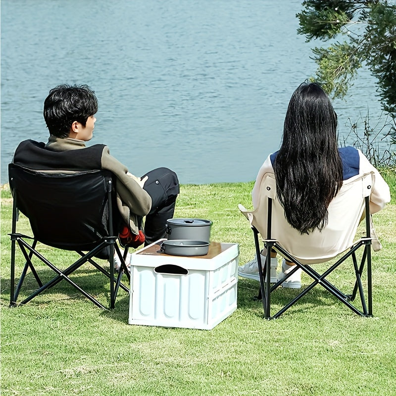 Portable Folding Moon Chair for Camping Picnic Beach