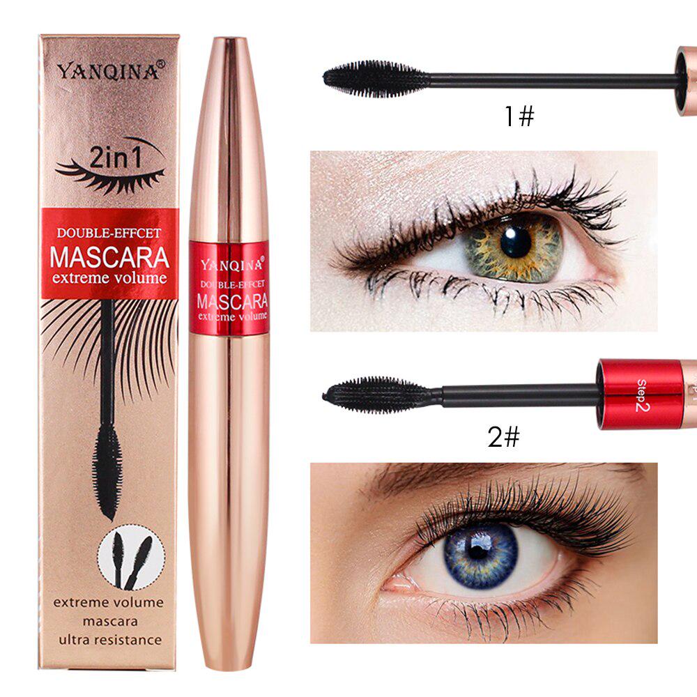 4D Waterproof Thick Curling Mascara - Long Lasting