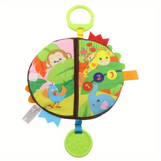 Rattle Ring Paper Car Hanging Cloth Book for Baby