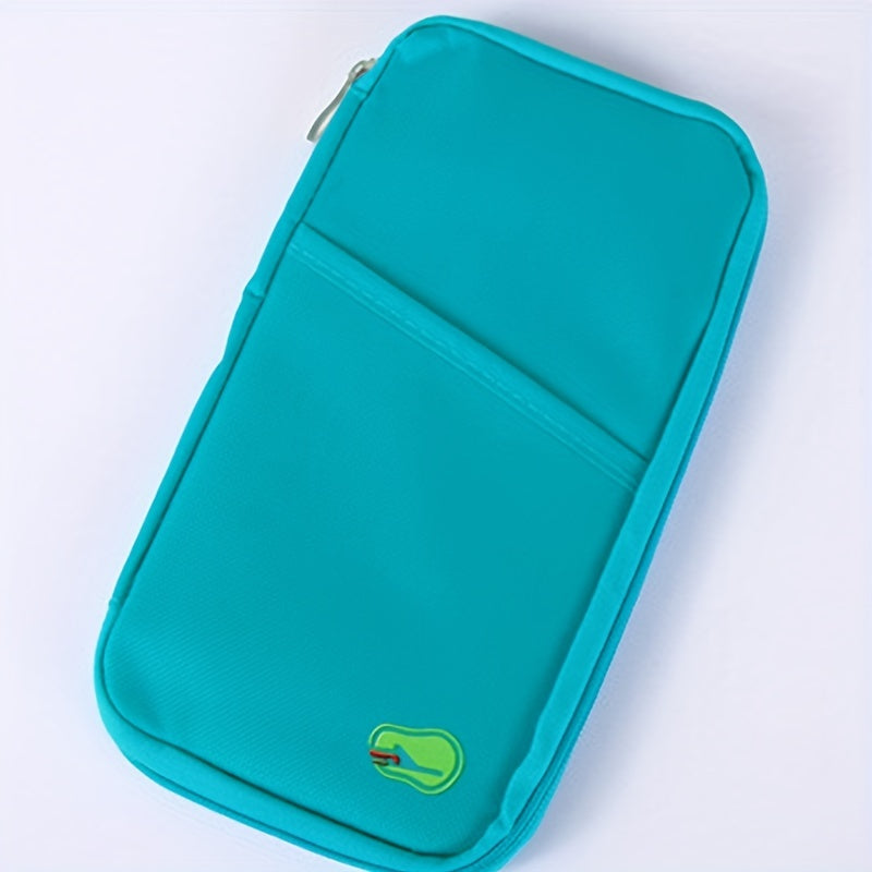Large Capacity Travel Document Organizer Card Holder