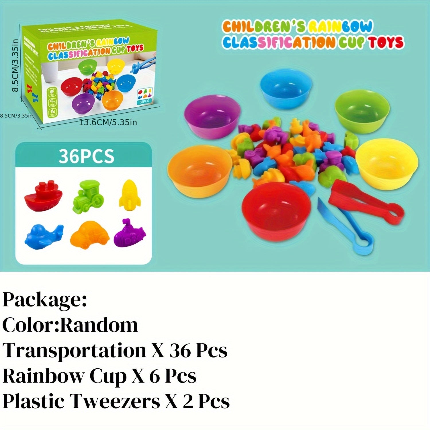 Dinosaur Sorting Toy Set Educational Learning Toys