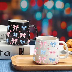 4pcs Bowknot UV DTF Cup Wrap Decals Waterproof Sticker