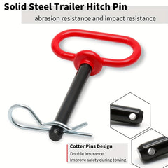 1pc Tractor Towing Hitch Pin And Clip 1 2 X 4 Inch Trailer Gate Pin