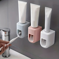 Automatic Toothpaste Squeezer Holder Dispenser Wall Mounted Bathroom