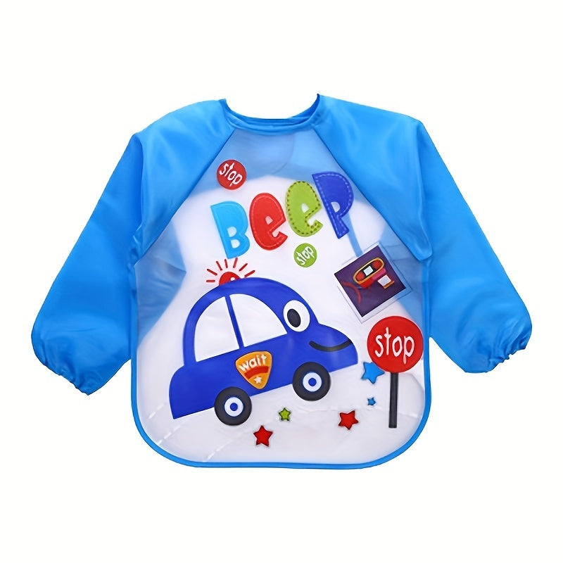 Cartoon Waterproof Smock Feeding Bib - Christmas Gift