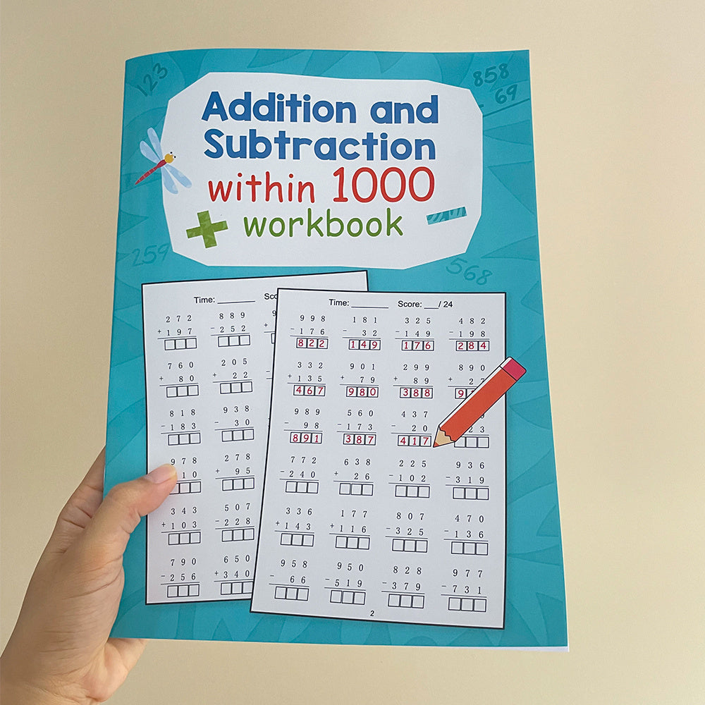 Addition and Subtraction Practice Book: Children's Training & Competition