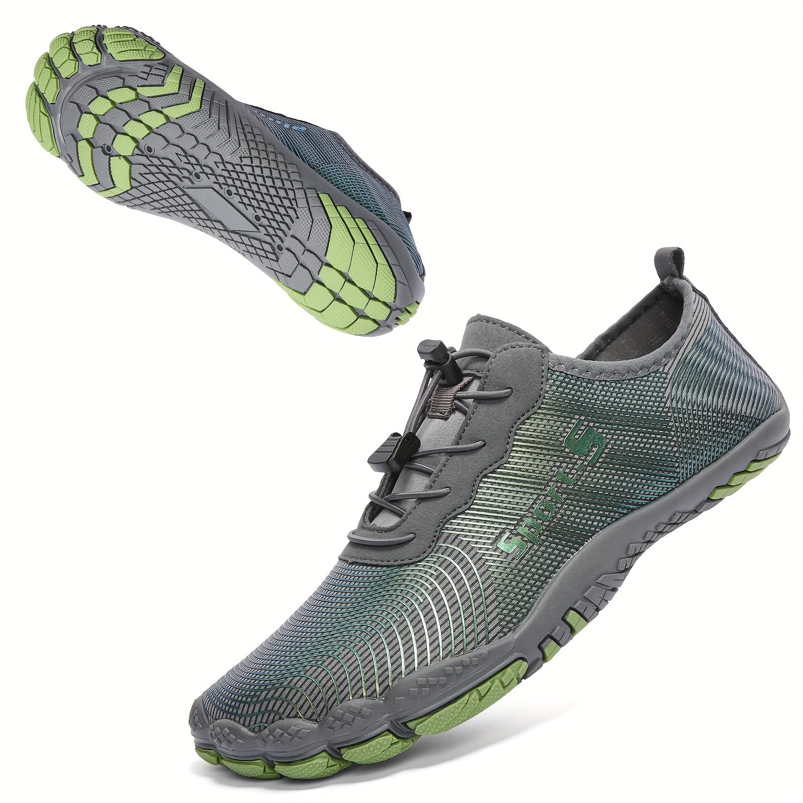 Men's Outdoor No Tie Sneakers with Draw String