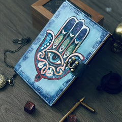 Personalized Vintage Leather Journal Soft Cover Plain Pages