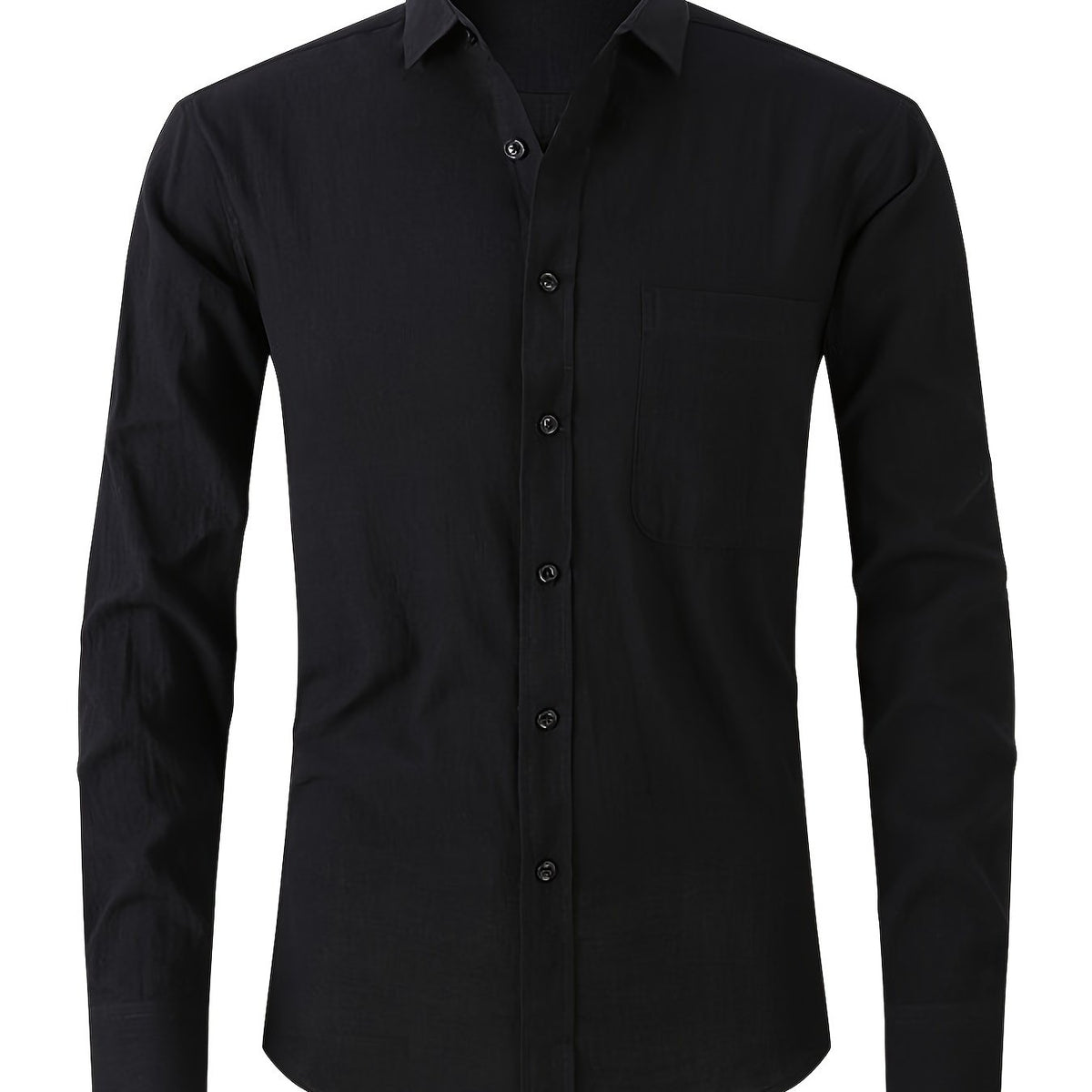 Men's Long Sleeve Casual Base Layer Shirt