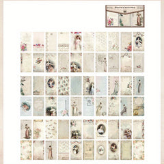 Retro Poetry Memo Book Set - 8 Styles