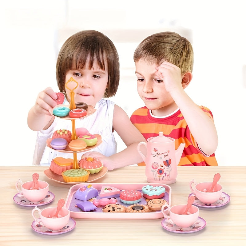 Girls Play House with Afternoon Tea Set