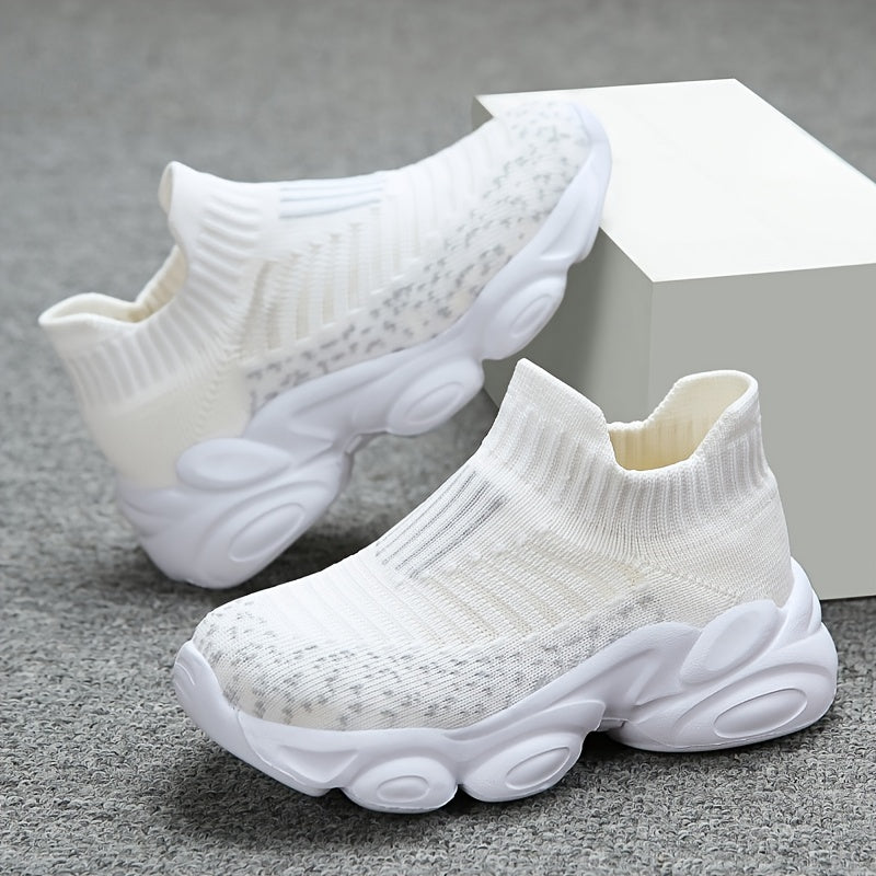 Girls Woven Mesh Sneakers Soft Soled Ultra-light