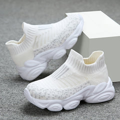 Girls Woven Mesh Sneakers Soft Soled Ultra-light