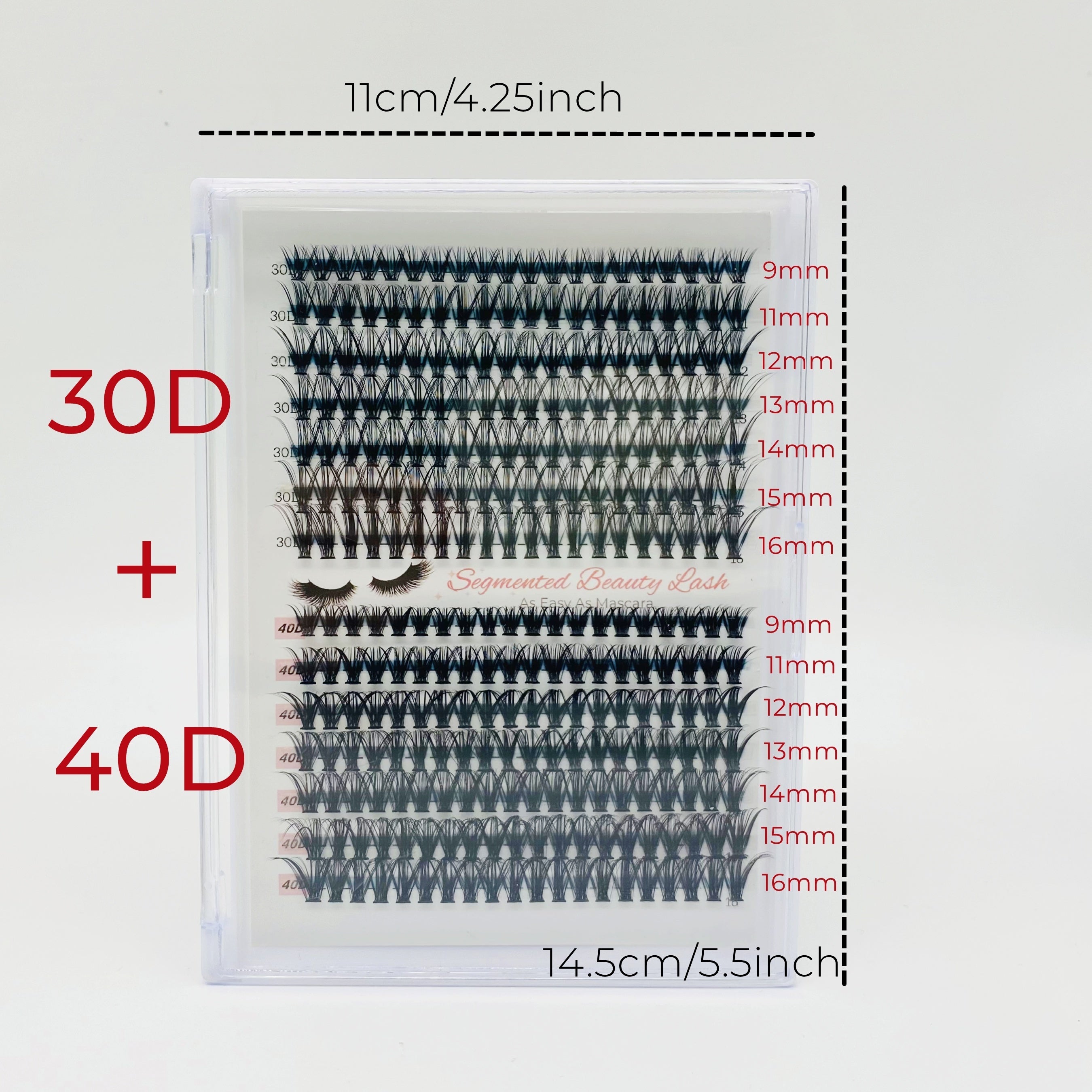 Natural Look False Eyelashes 280 Individual Lashes for DIY Eyelash Extension