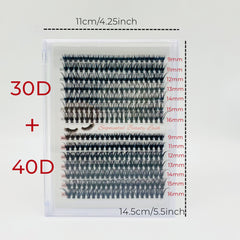 Natural Look False Eyelashes 280 Individual Lashes for DIY Eyelash Extension