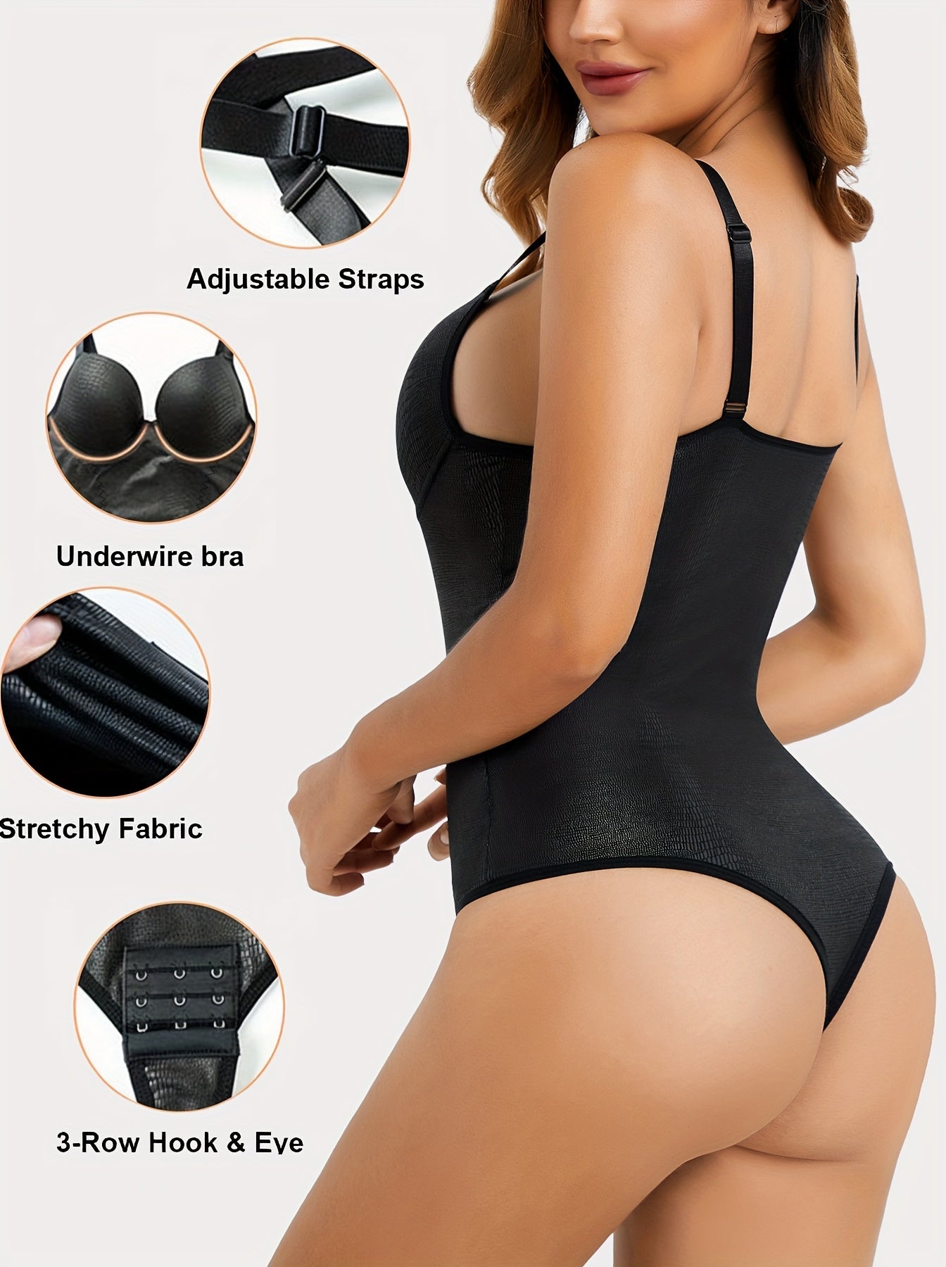 Shaping Bodysuit Push Up Tummy Control Slimmer Slip Body Shaper Women's