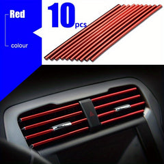U-shaped Car Air Outlet Decorative Strip Soft Interior Accessory