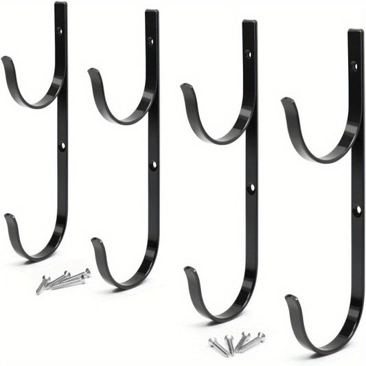 Aluminium Pool Pole Hanger Set for Telescopic Poles Skimmers Nets etc