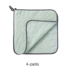 4pcs Thick Sanitary Cleaning Cloth Absorbent 9.84in
