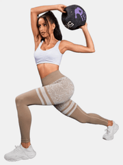 Snake Pattern Sports Leggings High Waist Yoga Pants Women's Activewear