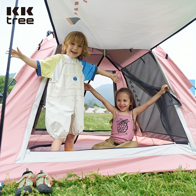 Portable Folding Canopy Fully Automatic Camping Tent for 3-4 People