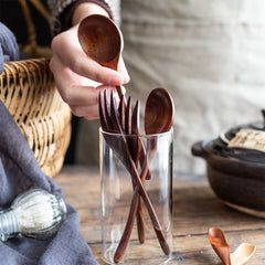 Wooden Spoon & Fork Set - Ideal for Every Kitchen