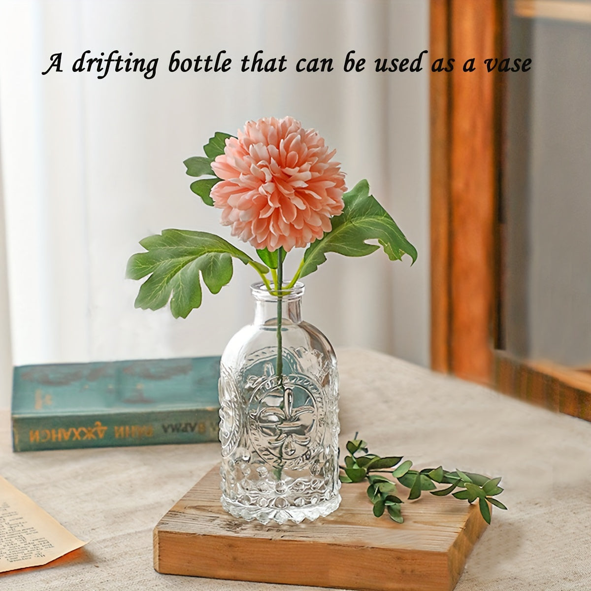 1pc Glass Bottle 8 5oz Small Glass Jar Medicine Bottle Mini Bottle With Cork