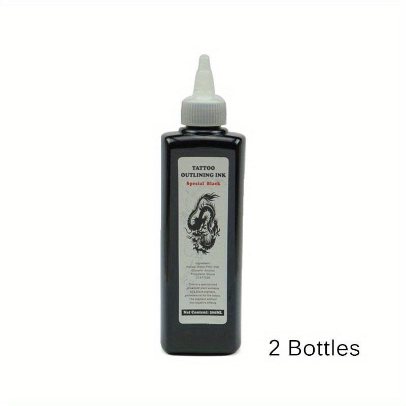 200ml True Tattoo Outlining Ink Professional Pigment