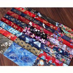 28pcs Japanese Bronzing Cotton Fabric Bundle for Patchwork Sewing Dolls Bags Clo