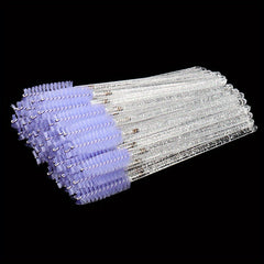 20 pcs Crystal Eyelash Brushes 100 Mascara Wands for Extensions