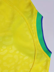 2pcs Boys Breathable Sports Football Training Outfit Quick Drying Summer Set