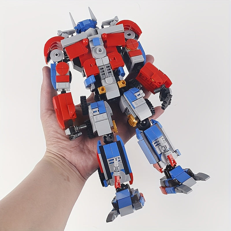 1000 pcs Transforming Robot and Car Building Blocks Set