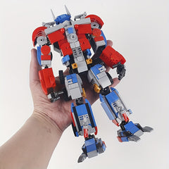 1000 pcs Transforming Robot and Car Building Blocks Set