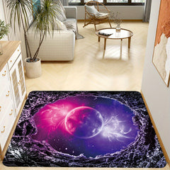 Soft and Waterproof 3D Flannel Kitchen Floor Mat Non-slip Rug