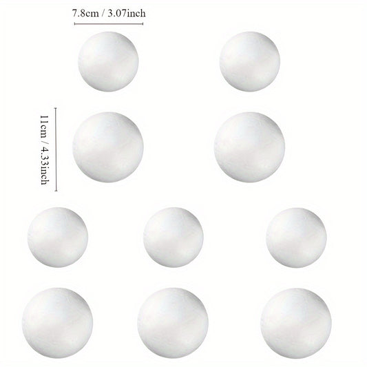 Foam Ball Snowman DIY Kit Christmas Craft Polystyrene Balls Arts Crafts