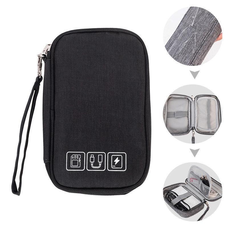 Portable Electronic Organizer Cable Bag Travel Case