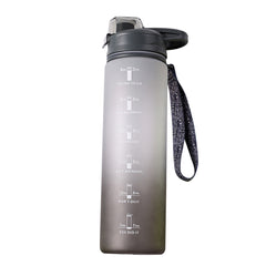 1000ml Gradient Sports Water Bottle with Time Marker