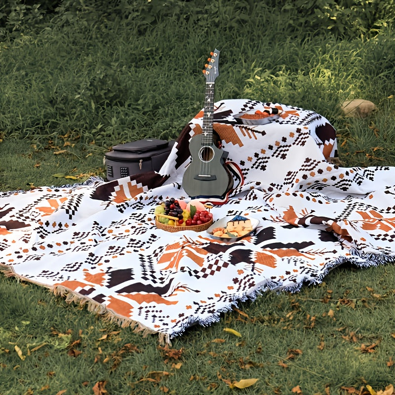 Thickened Bohemian Picnic Mat for Camping & Outdoor Activities