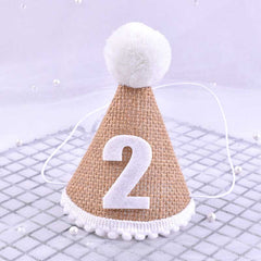One Year Old Baby Birthday Hat Photo Prop