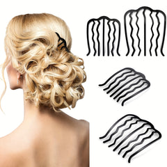 French Hair Comb for Updo Styling Hair Fork Women Girls