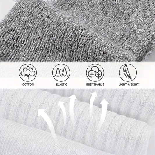 6 Pairs Boy's Mid Crew Sport Socks