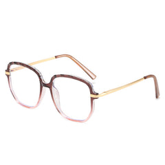 Vintage Crystal Metal Gradient Lady Glasses