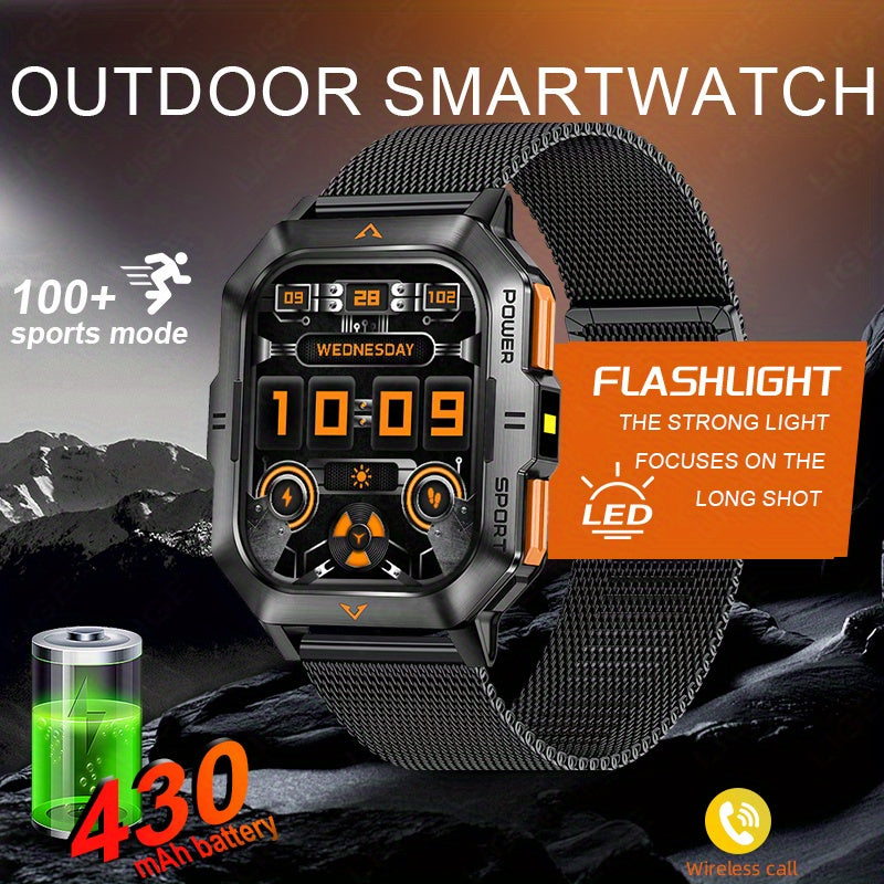 LIGE Spoprt Smartwatch 2.01 Inch HD Screen 100 Sports Modes