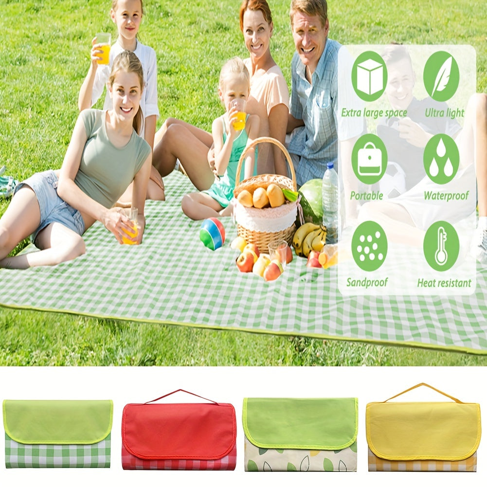 Large Waterproof Picnic Mat Sand Proof Foldable Camping Outdoor Blanket